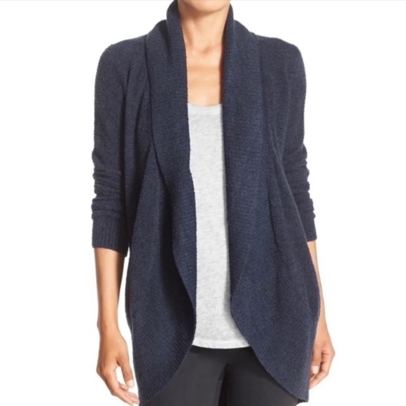 Barefoot Dreams Bamboo Chic‎ Lite open Cardigan XS/S super soft blue - Picture 1 of 11
